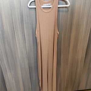 Abercrombie & Fitch Beige Maxi Dress